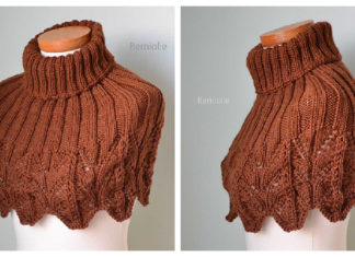 Irene Turtleneck Cowl Free Knitting Pattern