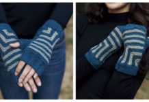 Mitered Mitts Free Knitting Pattern