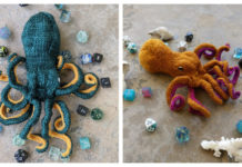 Octopus Dice Bag Knitting Pattern