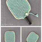 Pickleball Paddle Cover Free Knitting Pattern