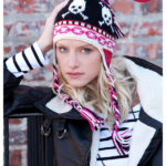 Ski Skulls Earflap Hat Free Knitting Pattern