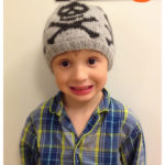 Skull Beenie Free Knitting Pattern