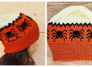 Spooky Buddies Halloween Hat Free Knitting Pattern