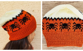 Spooky Buddies Halloween Hat Free Knitting Pattern