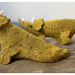 Tricerasocks Triceratops Dinosaur Socks Knitting Pattern