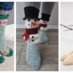 10+ Christmas Socks Knitting Patterns