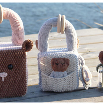 Activity Cubes Soft Toy Free Knitting Pattern