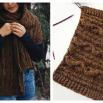 Alpine Cabled Scarf Free Knitting Pattern