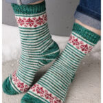Anna M Christmas Socks Free Knitting Pattern