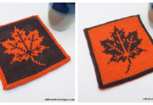 Autumn Leaf Potholder Free Knitting Pattern