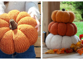 Big Porch Pumpkins Free Knitting Pattern