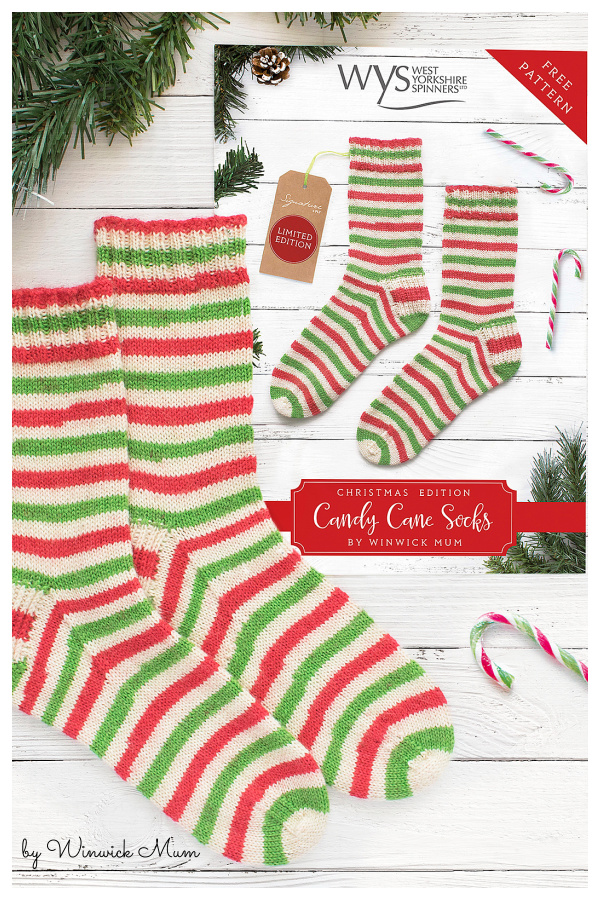 Anna M Christmas Socks Free Crochet Pattern