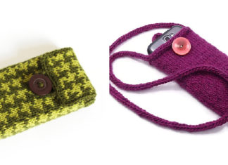 Cell Phone Bag Free Knitting Patterns