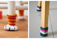 Chair Socks Free Knitting Pattern