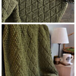 Diamond of Virgo Blanket Knitting Pattern