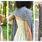 Diamonds and Lace Wrap Free Knitting Pattern