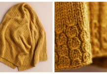 Droplet Blanket Free Knitting Pattern