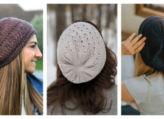 Easy Slouch Hat Free Knitting Pattern