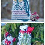 Gift Drawstring Bag Free Knitting Pattern