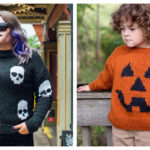 Halloween Sweater Free Knitting Pattern