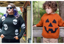 Halloween Sweater Free Knitting Pattern