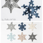 Holiday Frost Snowflakes Free Knitting Pattern