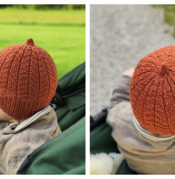 Little Pumpkin Hat Free Knitting Pattern