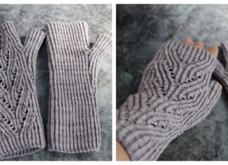 Pearl Mitts Free Knitting Pattern