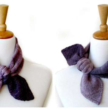 Sweet Li'l Scarfette Free Knitting Pattern