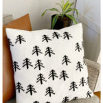 The Pine Forest Pillow Free Knitting Pattern
