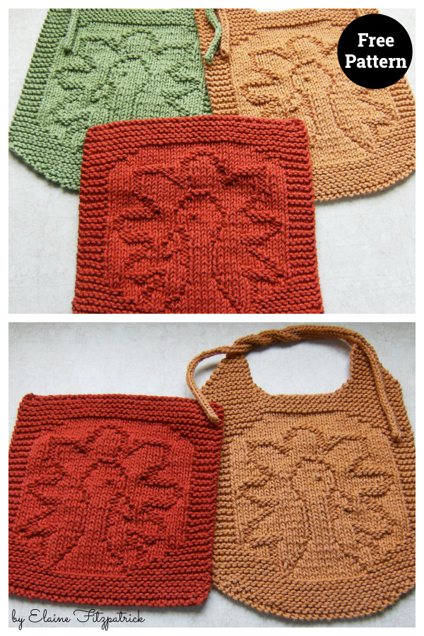 Happy Turkey Day Dishcloth Free Knitting Pattern
