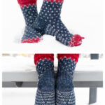 Twinkle Star Socks Free Knitting Pattern