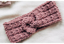 Waffle Stitch Headband Free Knitting Pattern