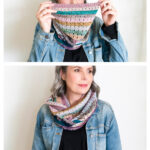 Simply Scrappy Cowl Free Knitting Pattern