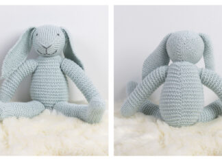 Buddy the Bunny Toy Free Knitting Pattern