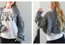Cabled Wrappy Cardigan Free Knitting Pattern