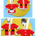 Christmas Cutlery Holders Knitting Pattern
