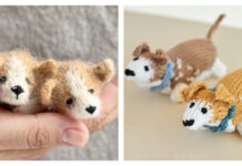 Corgi Dog Amigurumi Knitting Patterns