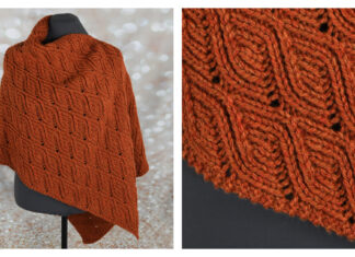 Fuego Poncho Free Knitting Pattern