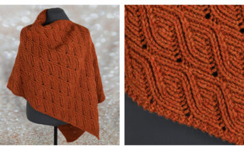 Fuego Poncho Free Knitting Pattern