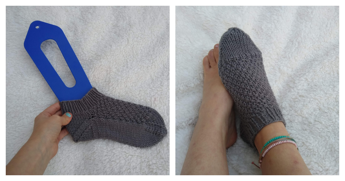 Knobbly Socks Free Knitting Pattern