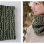 Leaf Trellis Cowl Free Knitting Pattern