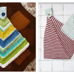Mitered Hanging Towel Free Knitting Pattern