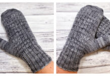 Mock Cable Mittens Free Knitting Pattern