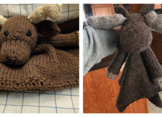 Moose Lovie Free Knitting Pattern