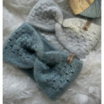 Rain Drops Headband Free Knitting Pattern