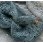 Rain Drops Headband Free Knitting Pattern