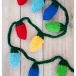 String Christmas Lights Free Knitting Pattern