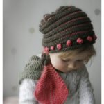 Berry Hat and Scarf Set Free Knitting Pattern