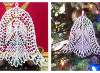 Christmas Bell Free Knitting Pattern